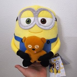 RARE Minions Bob & Tim L Plush doll 2023 28cm 11"  from JAPAN